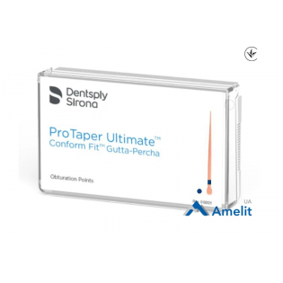 Штифти гутаперчеві ProTaper Ultimate Conform Fit, розмір F3 (Dentsply sirona), 60 шт./пак.